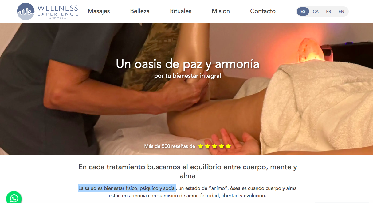 Foto 4 de WELLNESS EXPERIENCE ANDORRA
